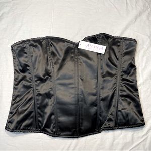 Black Satin Corset - Plus Size (6X) Daisy Corsets fits like a 3X / US 24